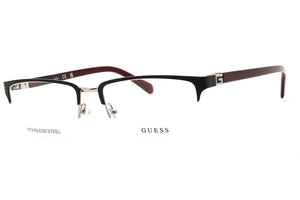 Guess GU50191-002 Matte Black Rectangular Eyeglasses 56mm