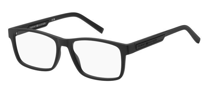 Tommy Hilfiger TH2091-003-52 Matte Black Rectangle Eyeglasses 52mm Eyeglasses