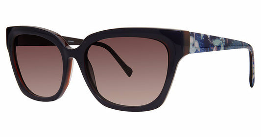 Vera Bradley Valentina Java Navy Camo Blue Square Sunglasses 56mm