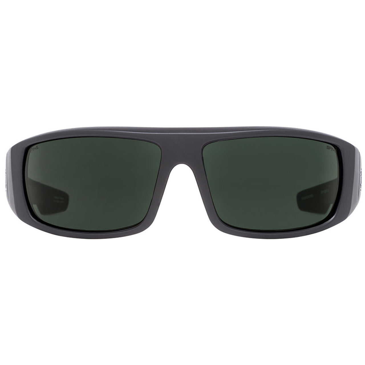 Spy LOGAN- Matte Black ANSI RX/Happy Gray Green 61mm New Sunglasses