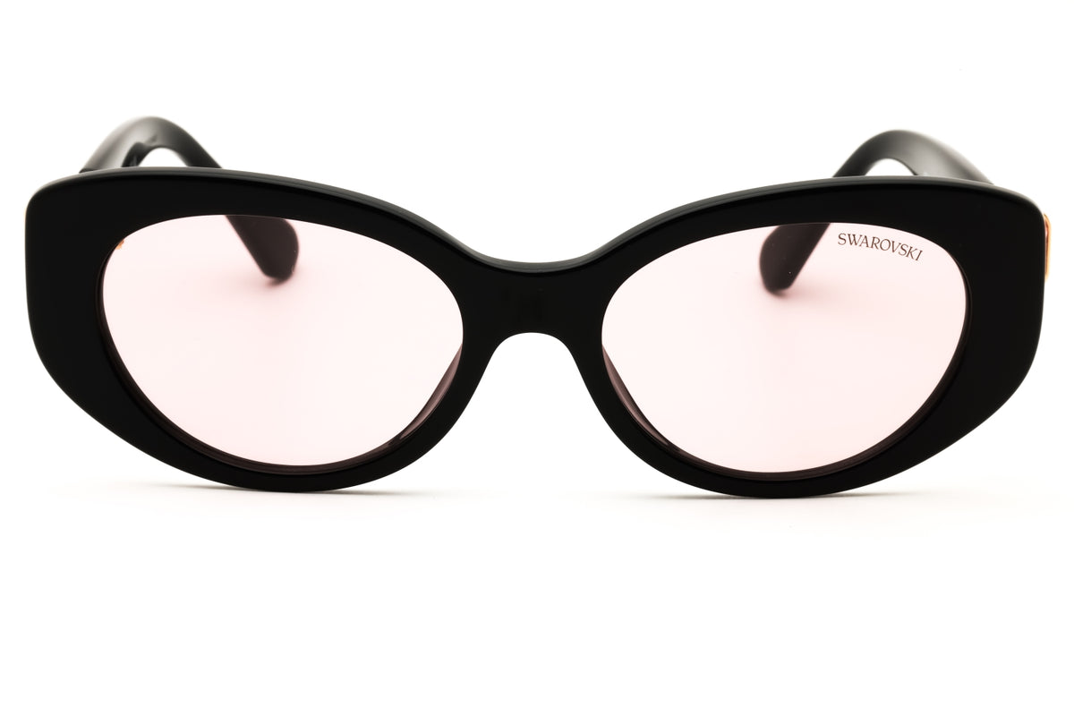 Swarovski SK6002-1001/5 Black Cat eye Sunglasses 53mm Sunglasses