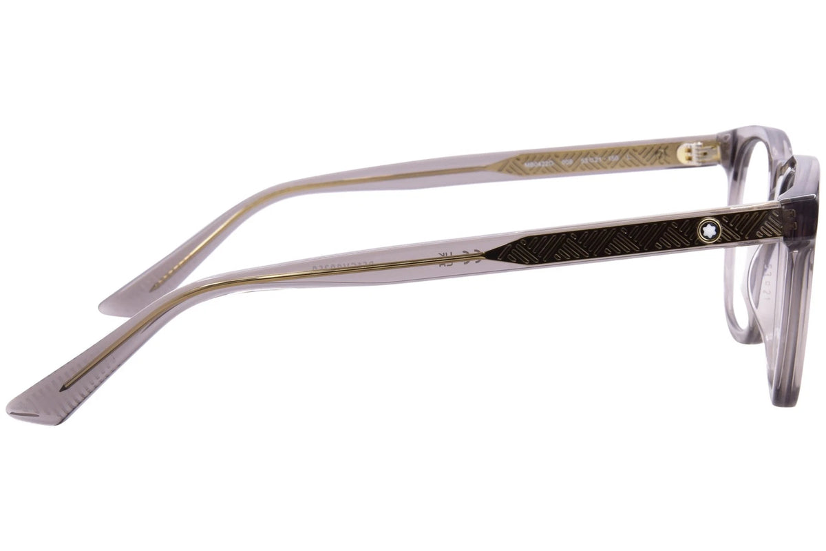 Mont Blanc MB0422o-009 Grey Rectangle Eyeglasses 53mm