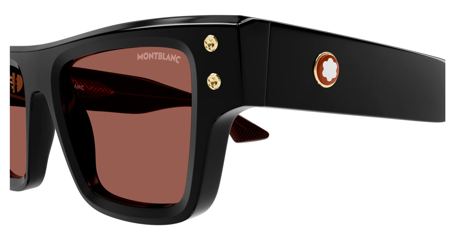 Mont Blanc MB0253S-008 52mm New Sunglasses