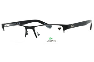 Lacoste L2237-002 Matte Black Rectangular Eyeglasses 53mm