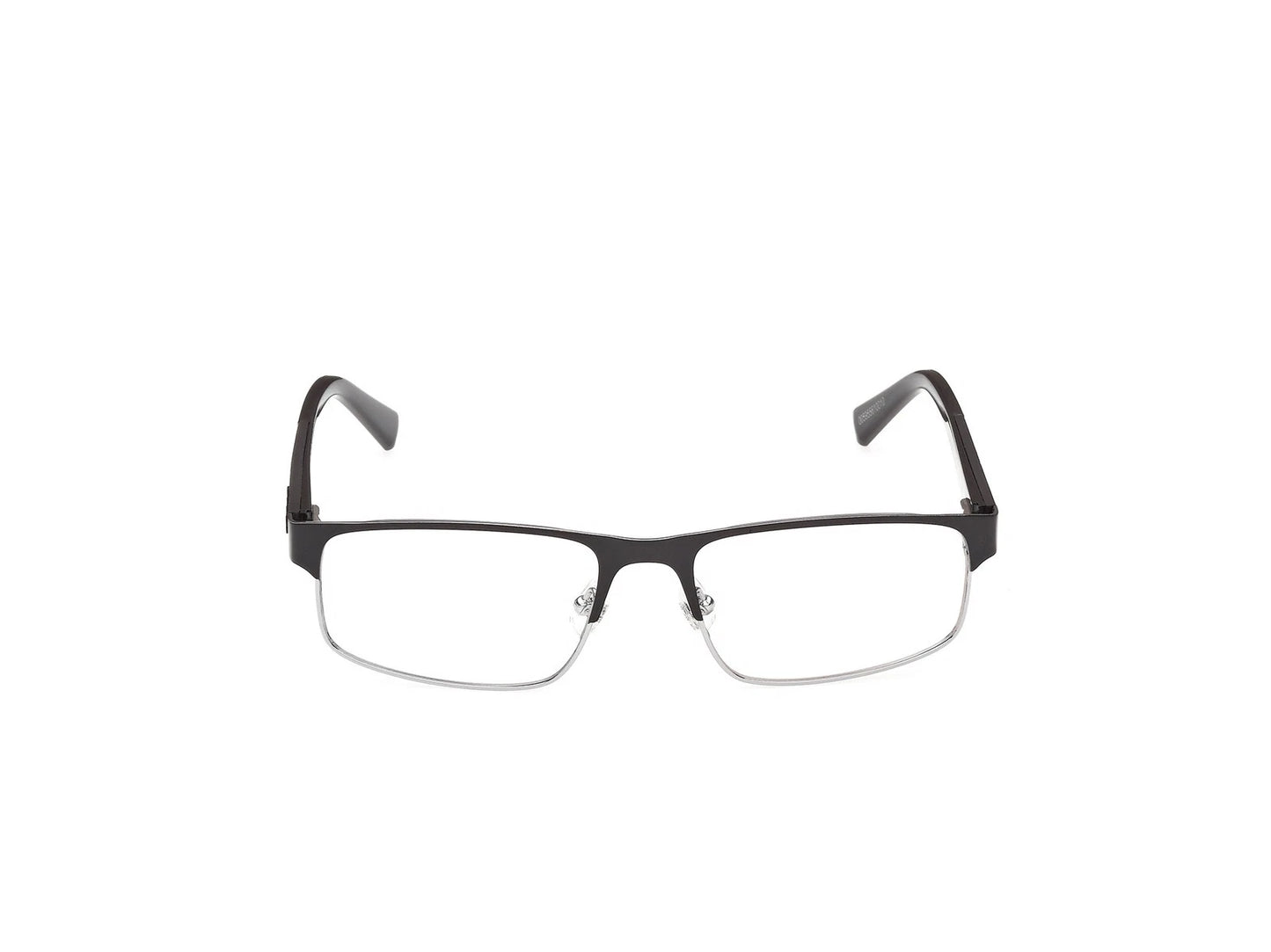 Timberland TB50092-002-55 eyeglasses in matte black frame with clear lenses