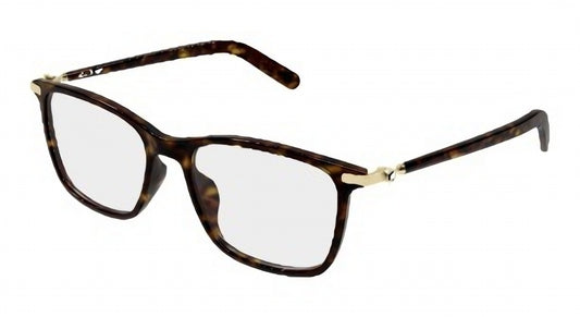 Mont blanc MB0501oL-006 Havana Gold  Eyeglasses 57mm