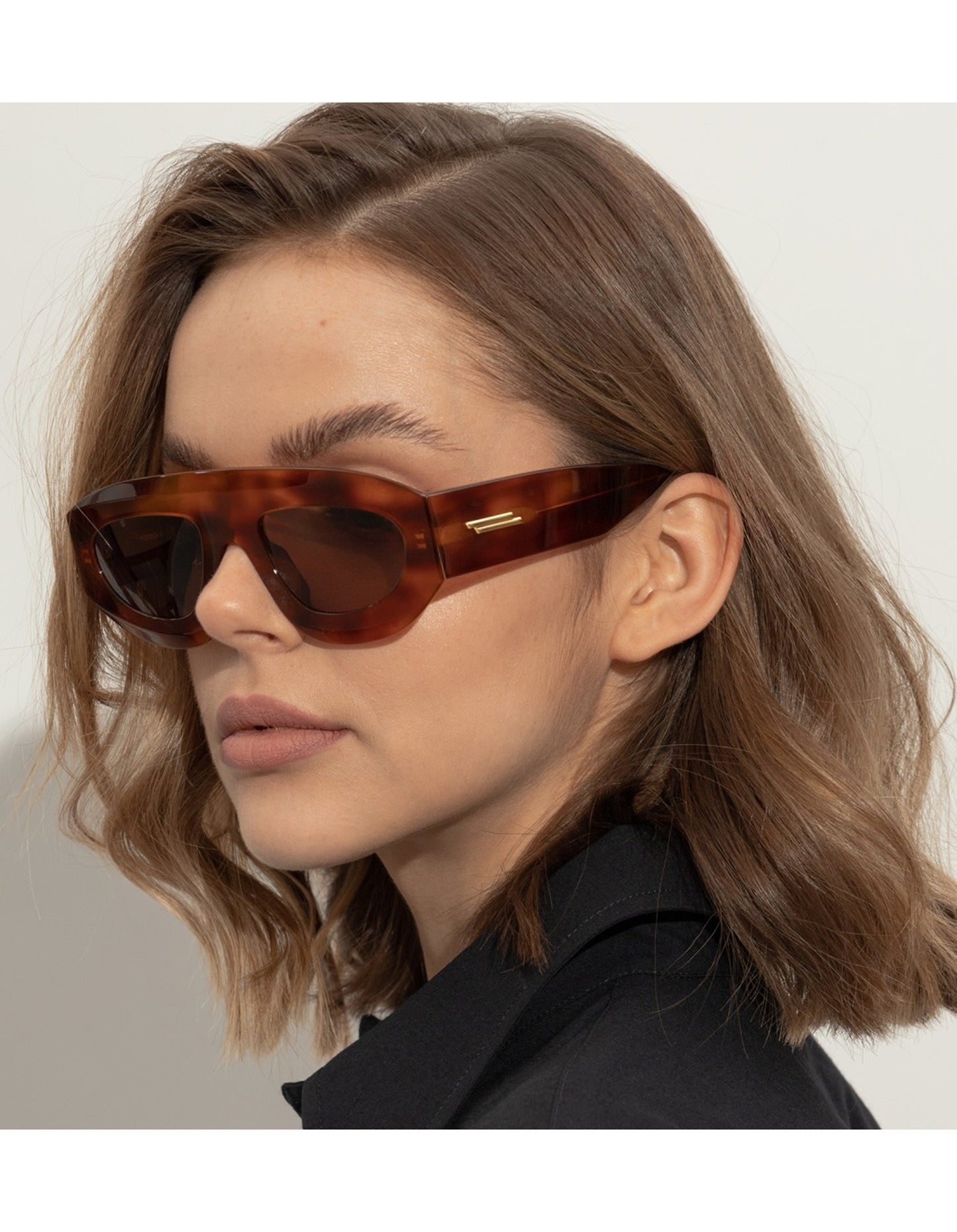 Bottega Veneta BV1358S-002 52mm New Sunglasses