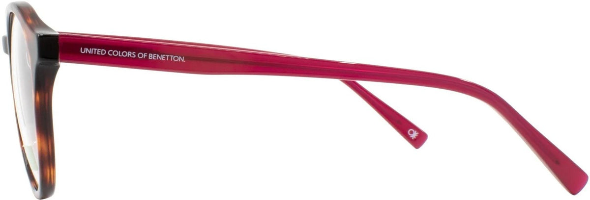 Benetton BEO1069-103 eyeglasses in tortoise frame with clear lenses