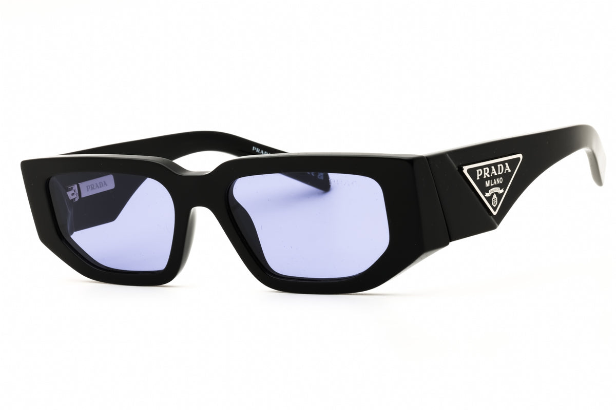Prada 0PR 09ZS-16K01O Black Rectangular Sunglasses 54mm Sunglasses