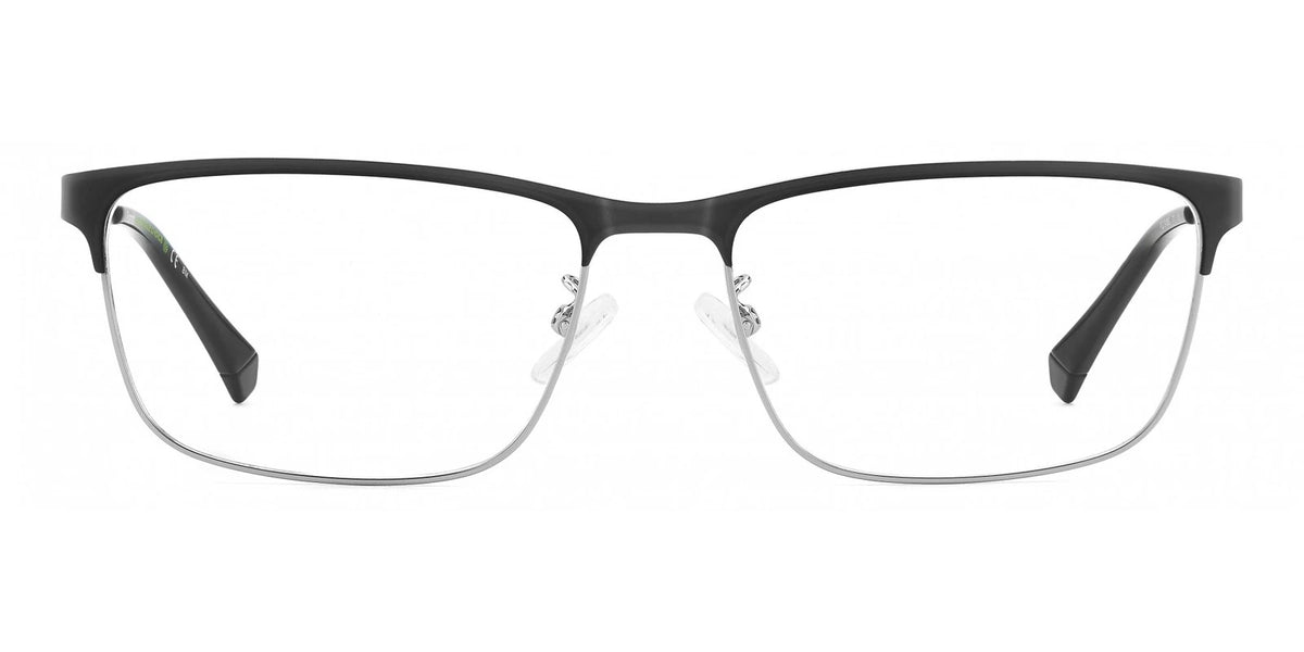 Polaroid PLDD495/G-TI7-59 Matte Black Ruthenium Rectangle Eyeglasses 59mm Eyeglasses