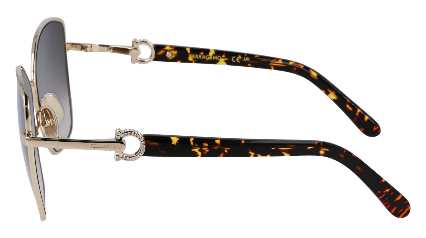 Salvatore Ferragamo SF312SR-750-6018 60mm New Sunglasses