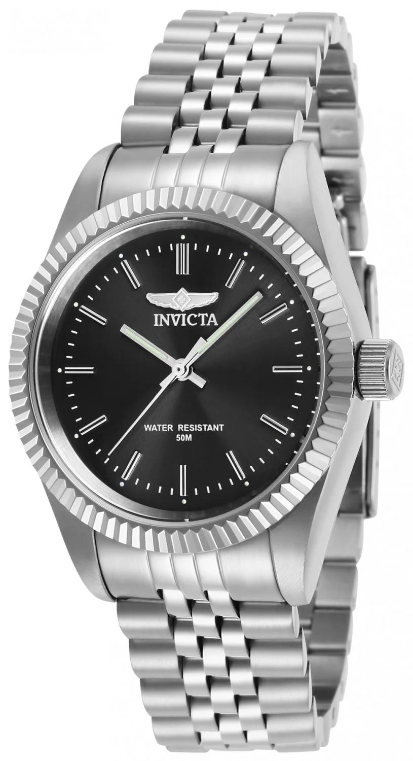 Invicta 29395 watch with silver dial and stainless steel band