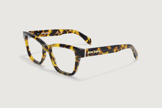 Palm Angels PA5033600052 Shiny Havana Cat Eye Eyeglasses 52mm