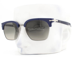 Persol 0PO3199S 114471 Blue Square Sunglasses 53mm