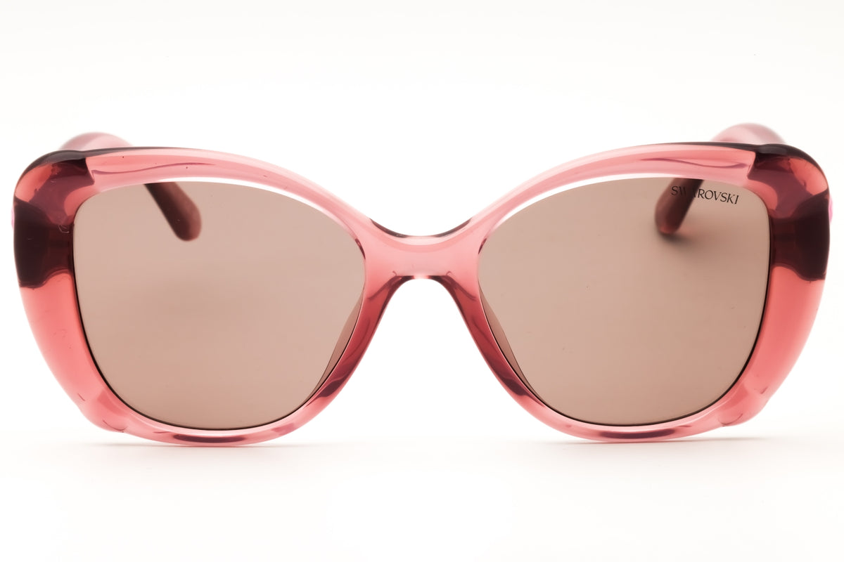 Swarovski SK6051U-30017N Transparent Pink Cat eye Sunglasses 53mm Sunglasses