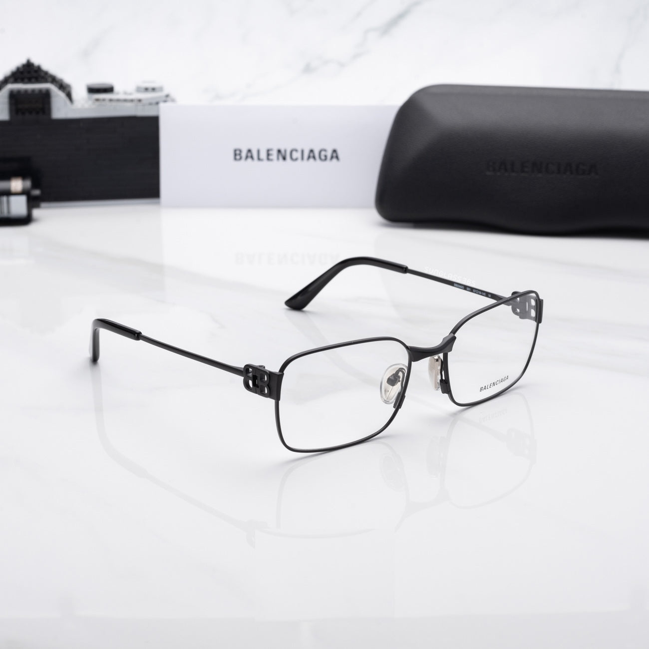 Balenciaga BB0340o-001 57mm New Eyeglasses