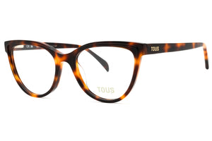 Tous VTOC16-09XW SHINY MEDIUM HAVANA Asia Eyeglasses 53mmmm