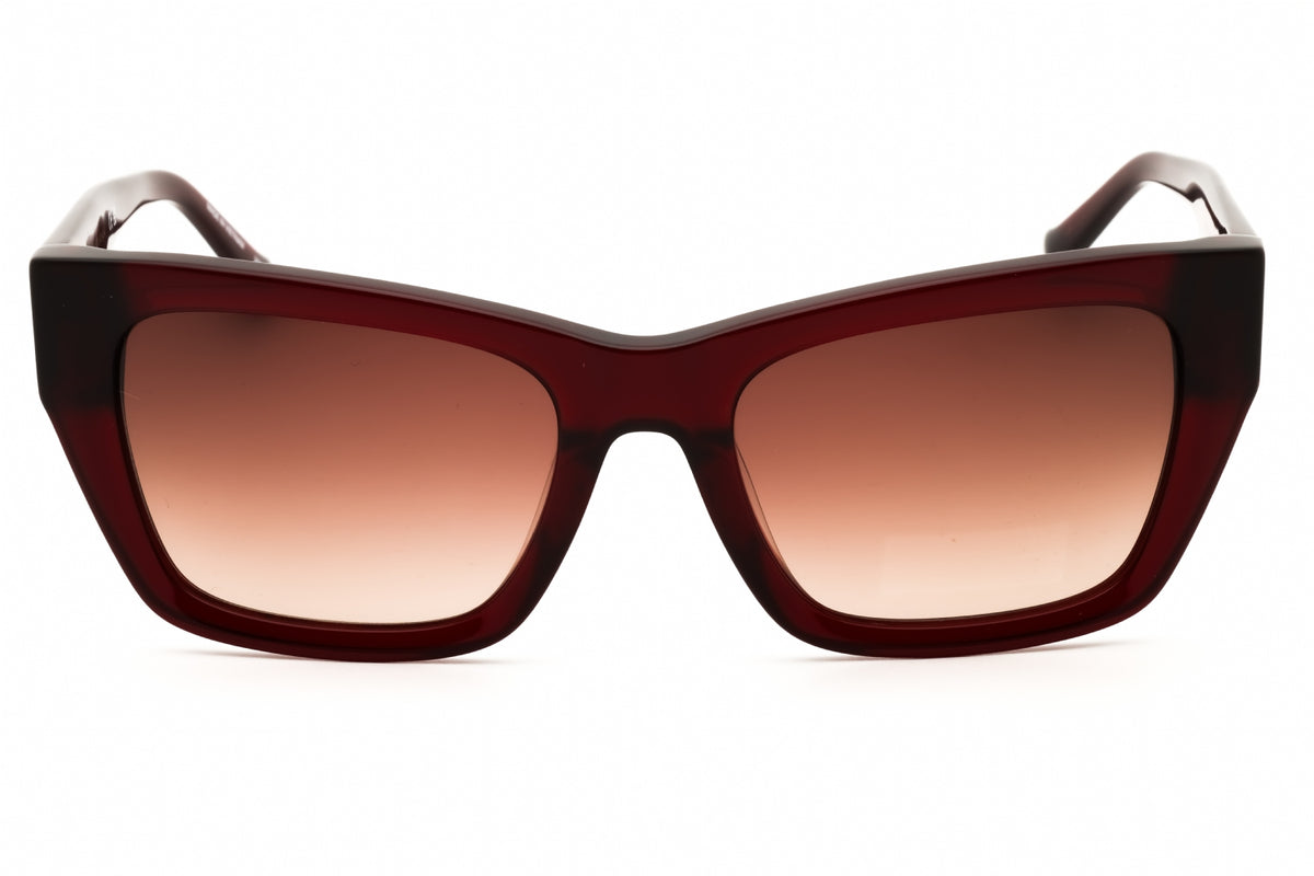 DKNY DO519S-605 CRYSTAL BORDEAUX Cat eye Sunglasses 55mm Sunglasses