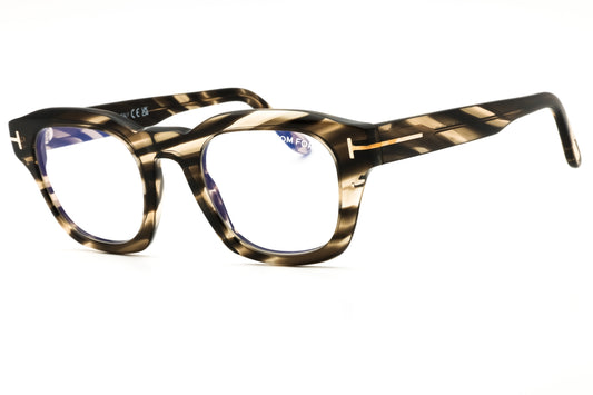 Tom Ford FT6083-B-055 coloured havana Rectangular Eyeglasses 48mm
