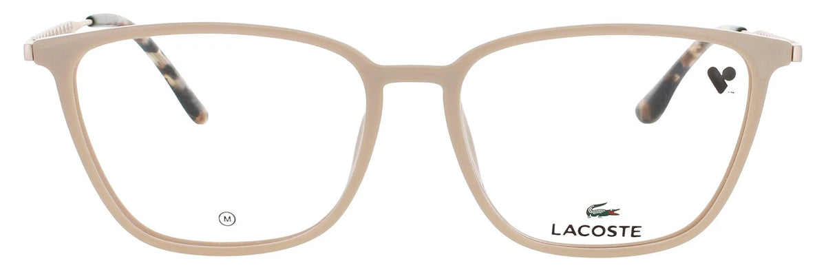Lacoste L2984 264 Brown Rectangle Eyeglasses 53mm Eyeglasses