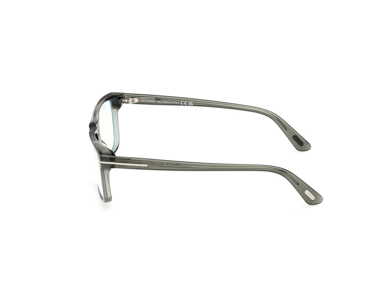 Tom Ford FT6170-B-56093-56 Shiny Light Green Rectangular  56mm Eyeglasses