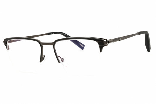 Chopard VCHL20V-0K56 eyeglasses in shiny gunmetal frame with clear demo lenses