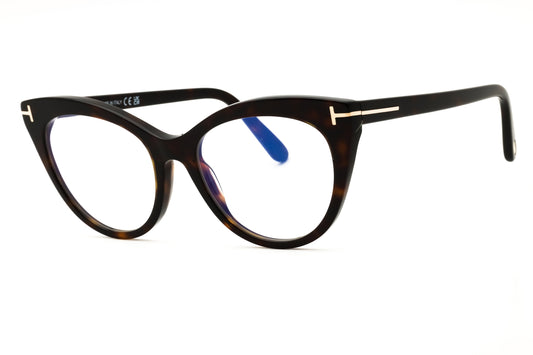 Tom Ford FT6091-B-052 dark havana Cat eye Eyeglasses 53mm Eyeglasses