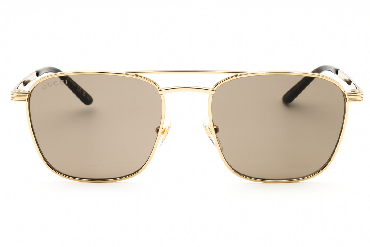 Gucci GG1881S-002 Gold Rectangular Sunglasses 54mm Sunglasses