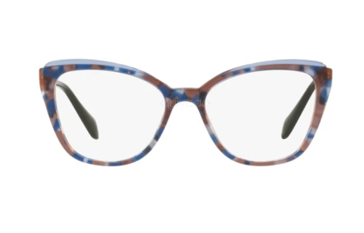 Miu Miu 0MU02QV-1081O1-51 Havana Square EYEGLASSES 51mm Eyeglasses