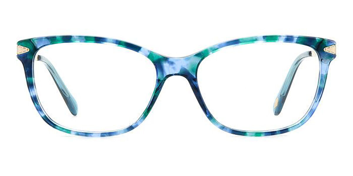 Fossil FOS-7150-086-55 Greeen Gold Rectangle Eyeglasses 55mm Eyeglasses