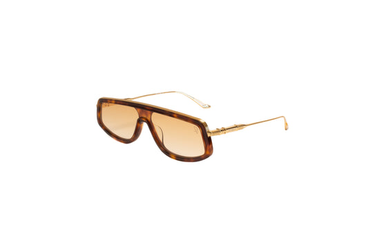 Diavi HALF MOON TORT GOLD/BROWN GOLD PLATED Havana  Sunglasses 0mm