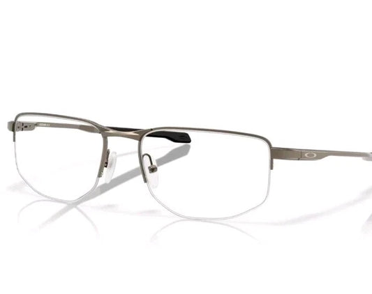 Oakley 00X3035-002 eyeglasses in matte black frame with clear lenses