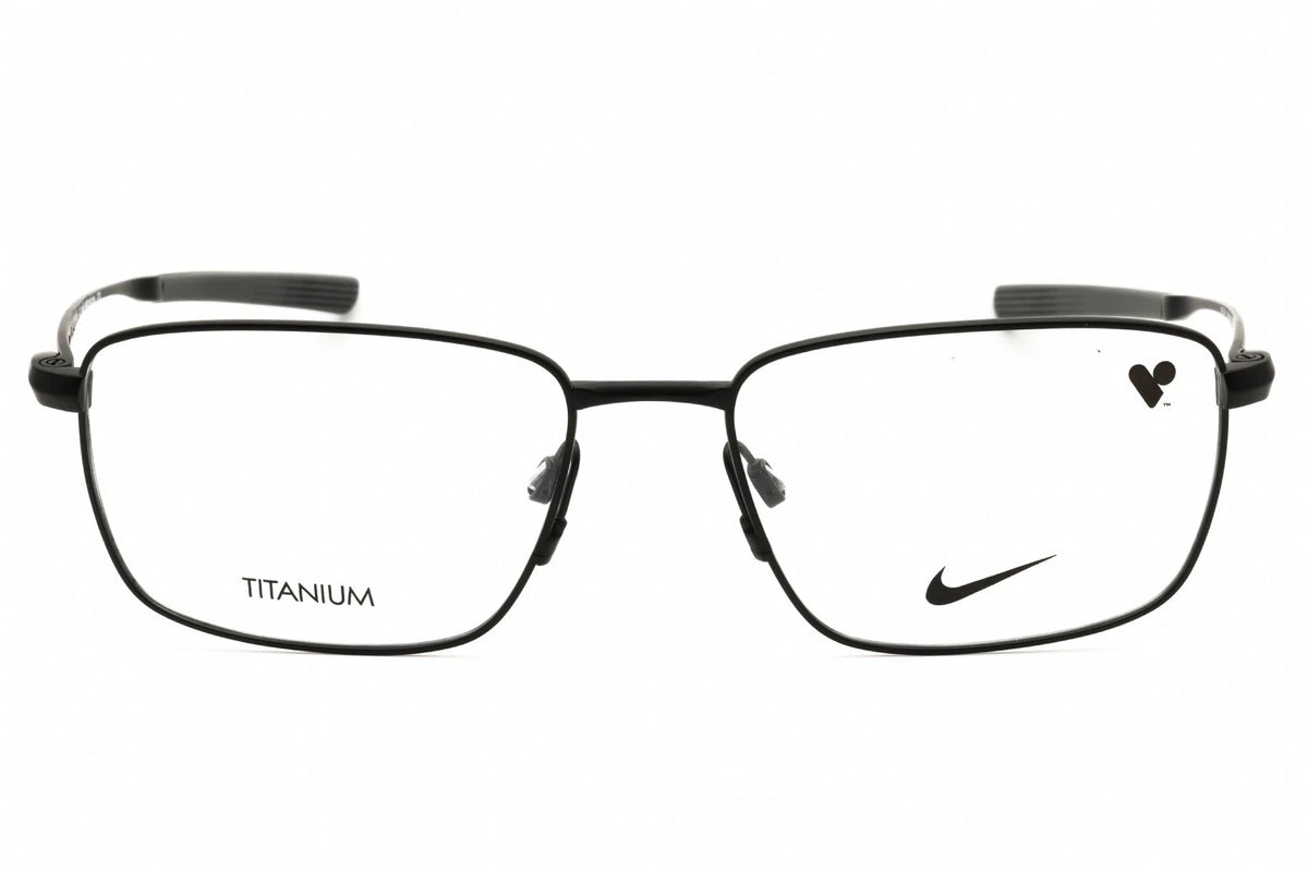 Nike NK6046 001 Black Rectangle Eyeglasses 55mm Eyeglasses