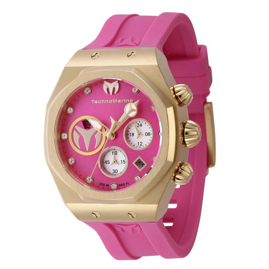 TechnoMarine TM-523009 TM-523009 Watch - Pink Dial Silicon Band