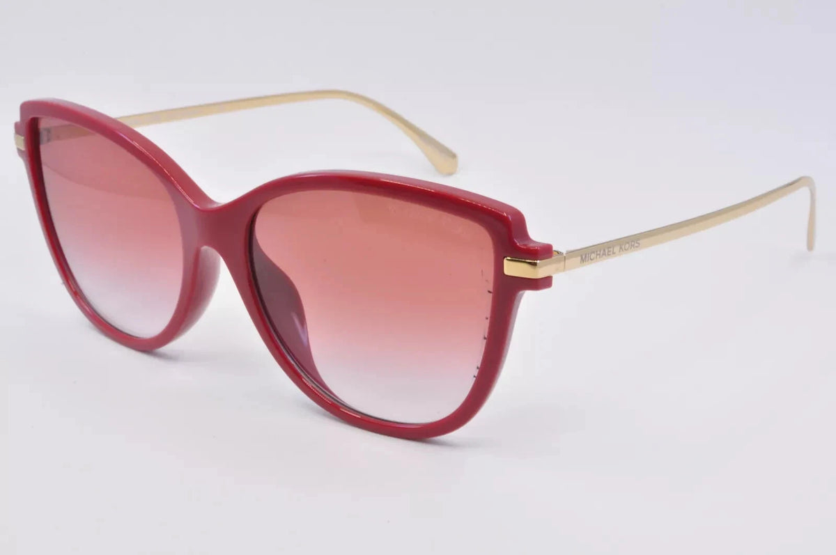 Michael Kors 0MK2130U-3547V056 Burgundy Oval SUNGLASSES 56mm Sunglasses
