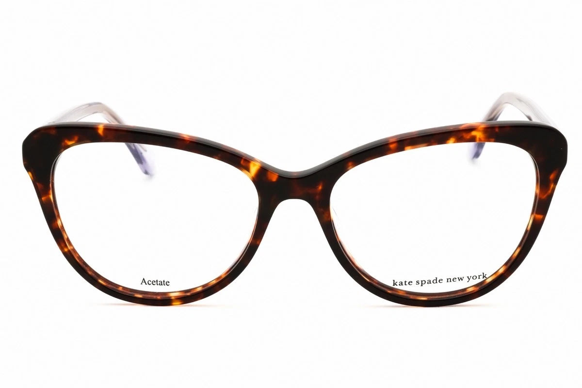 Kate Spade CHANTELLE-086-52 Havana Rectangle Eyeglasses 52mm Eyeglasses