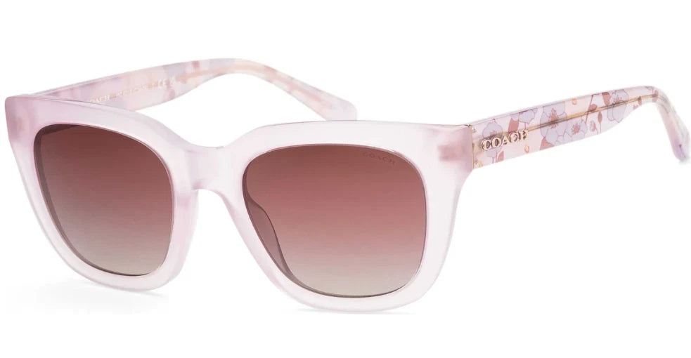 Coach 0HC8318-5696E2-52 Purple Round SUNGLASSES 0mm Sunglasses