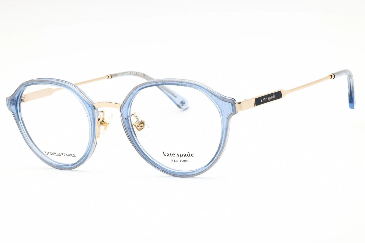 Kate Spade TULIP/FJ JOO Blue Rectangle Eyeglasses 49mm Eyeglasses