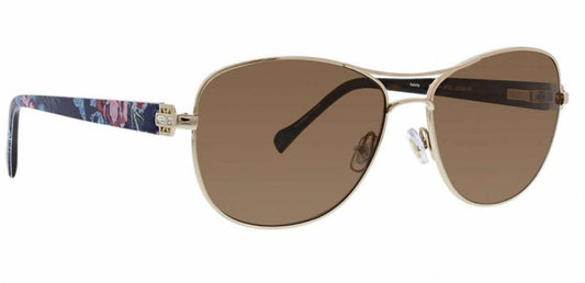 Vera Bradley Felicity Rose Toile 5715 57mm New Sunglasses