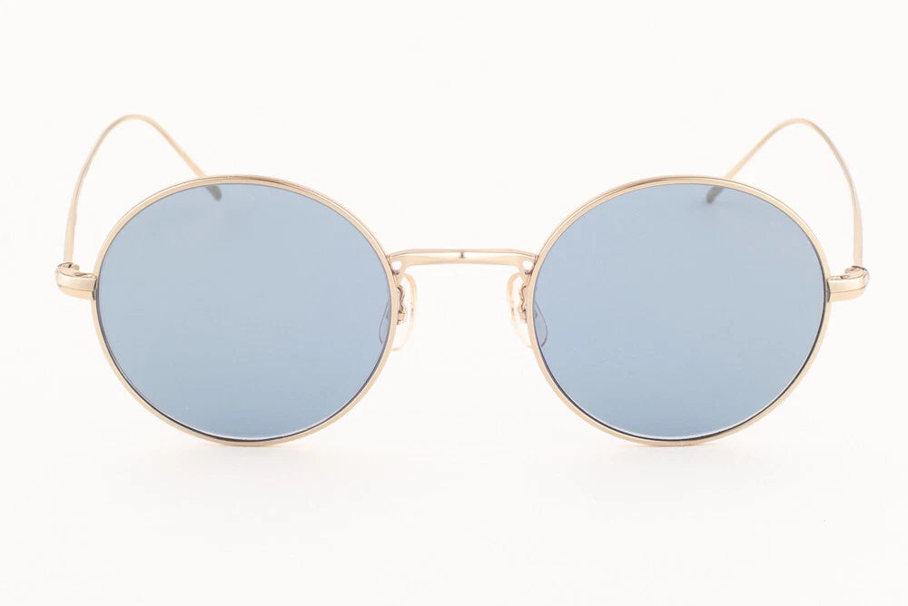Oliver Peoples 0OV1293ST-503556-48 Gold Round SUNGLASSES 48mm Sunglasses