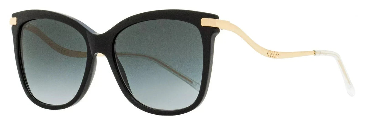 Jimmy Choo 0STEFF-S-807-55 Black/Gold Pillow SUNGLASSES 55mm Sunglasses