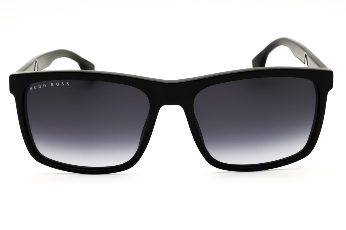 Hugo Boss 1036/S-0807 9O Black Rectangular Sunglasses 58mm