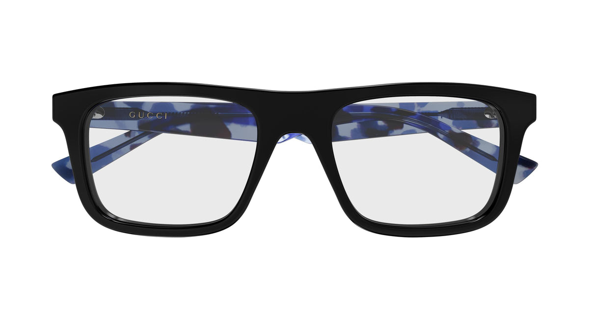 Gucci GG2184o-003 eyeglasses in blue frame with clear lenses