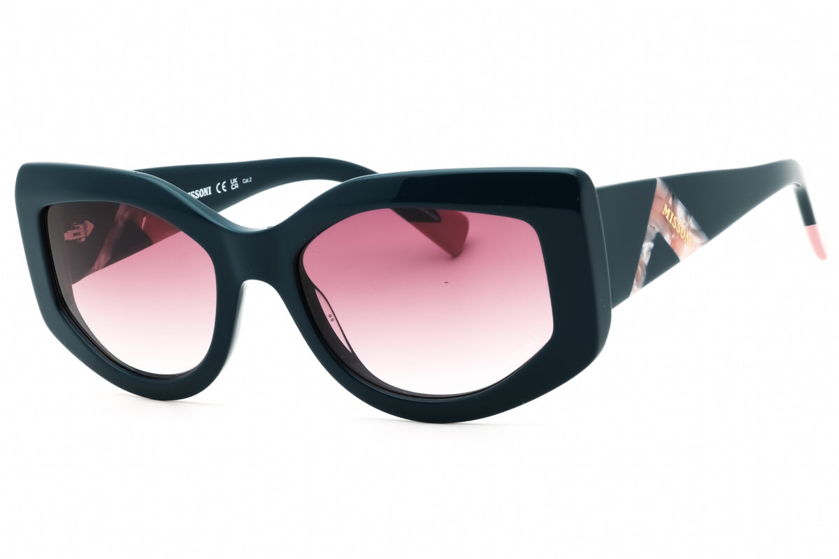 Missoni MIS 0198/S-0ZI9 3X Teal Green Cat eye Sunglasses 54mm Sunglasses