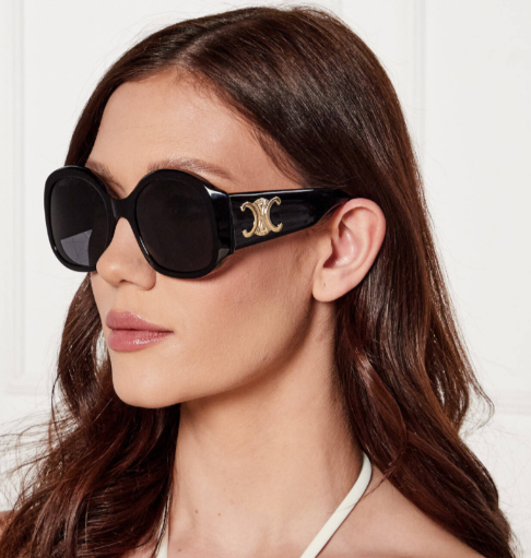 Celine CL40305U-01A 54mm New Sunglasses