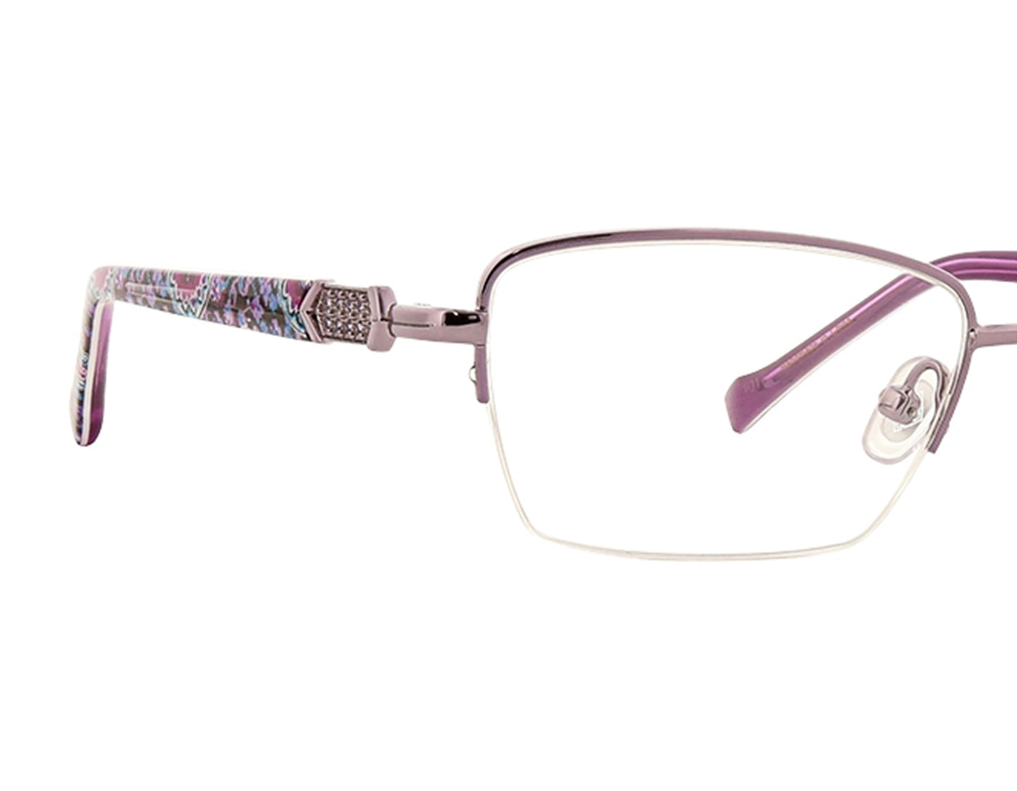 Vera Bradley Eva Lilac Medallion 4916 49mm New Eyeglasses