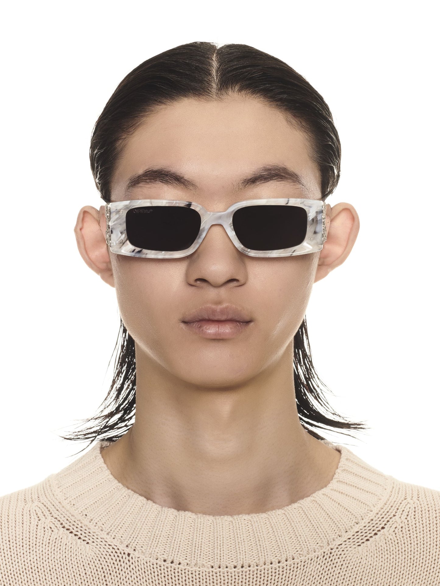 Off-White Roma Marble Dark Grey 52mm New Sunglasses
