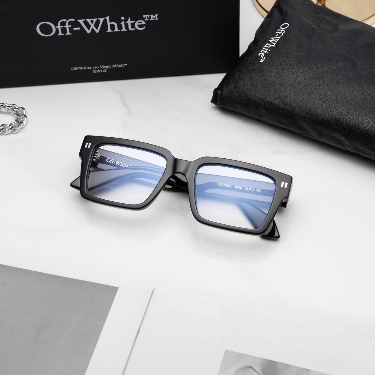 Off-White OERJ054S24PLA0011000 53mm New Eyeglasses