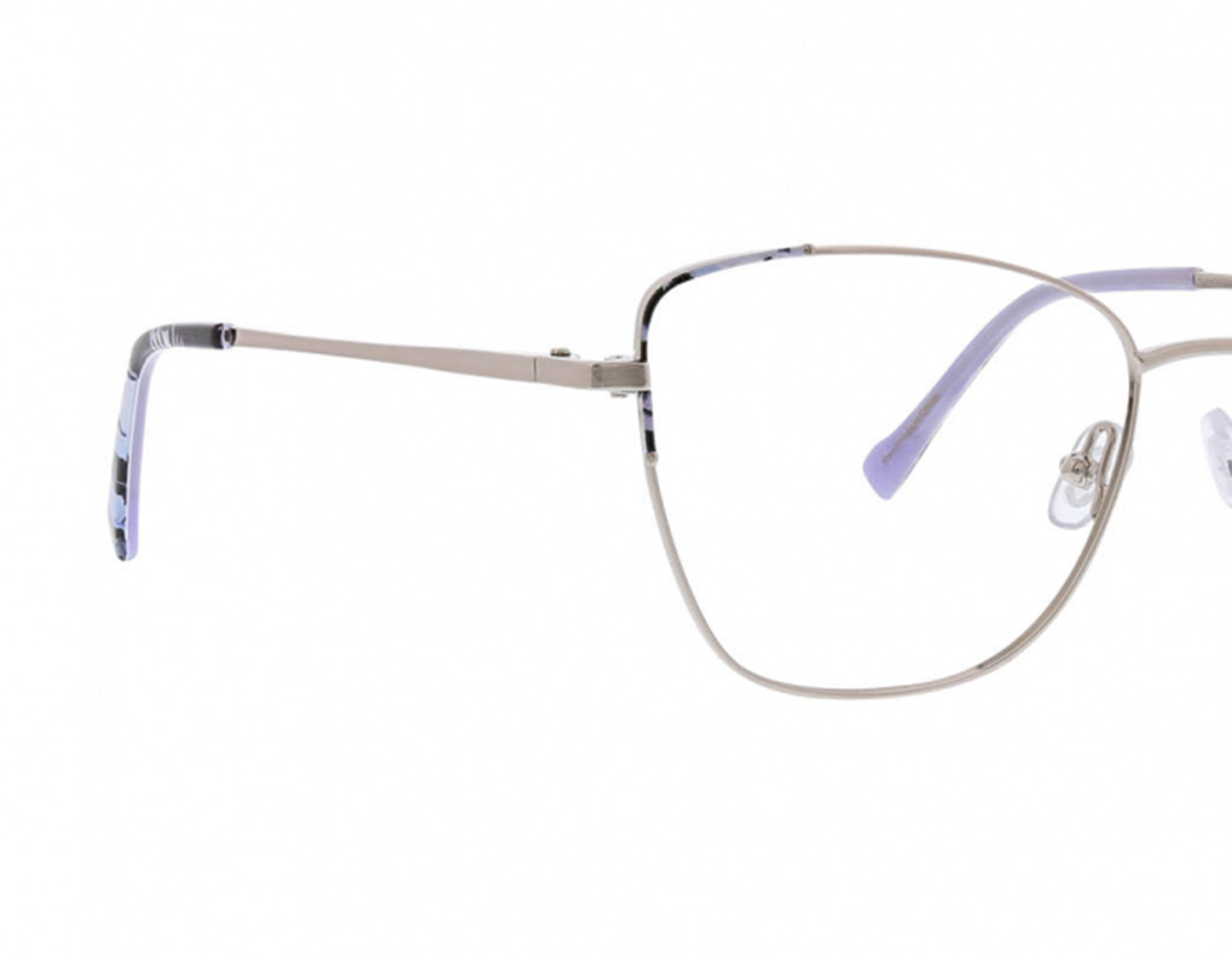 Vera Bradley Eveana Plum Pansies 5416 54mm New Eyeglasses