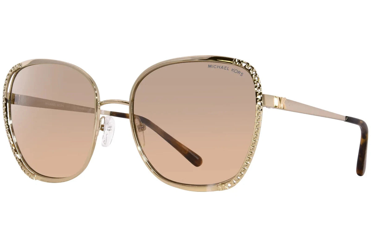 Michael Kors 0MK1090-10148Z-59 Light Gold Full Rim SUNGLASSES 0mm Sunglasses